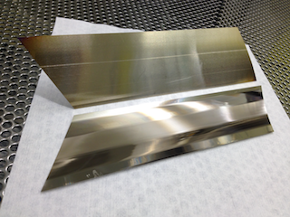 Roller-embossing shims, front- and backside